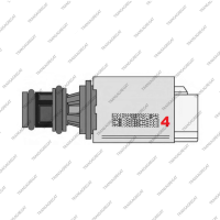 Соленоид переключения A, B, C, D, блокировки (10-up, бежевый разъем, коричневый носик, #4*)