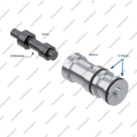 Клапан бустерный (внешний диаметр 10.7mm, с 2 резиновыми кольцами)